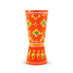 Hand Painted Cocktail Shaker Tangy Orange