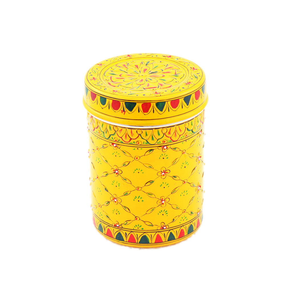 KAUSHALAM CANISTER SET OF 5 MULTICOLOURED CONTAINERS