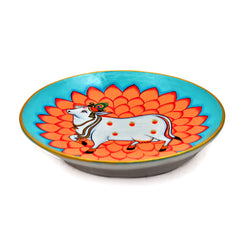 Hand Painted Ceramic Wall Plate : Pichwai