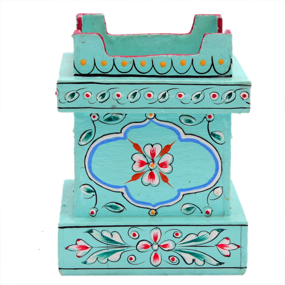 Hand Painted Pen Stand- Tulsi Shape