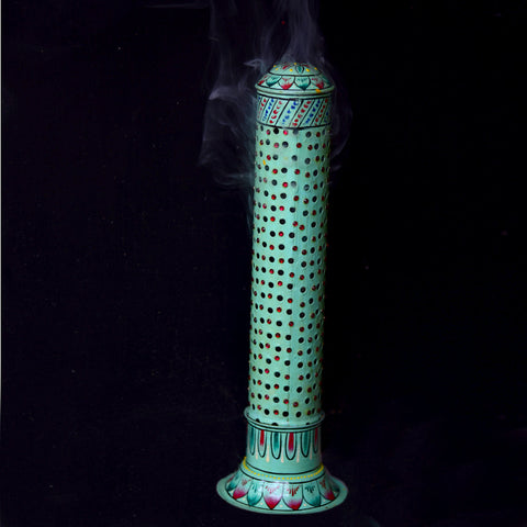 Hand Painted Incense stick holder - Agarbatti stand