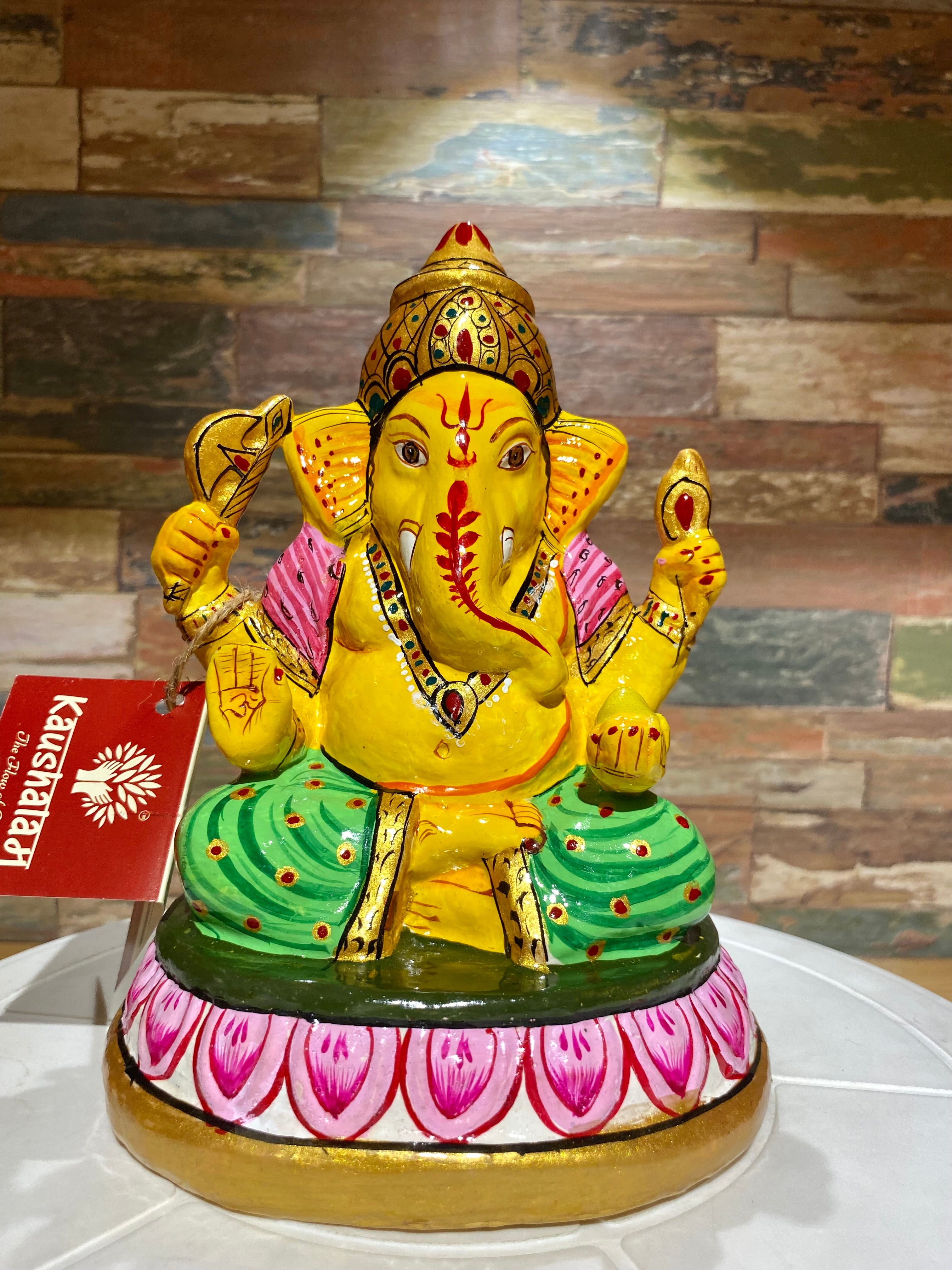 Ganesha Statue - Paper Mache Ganesha