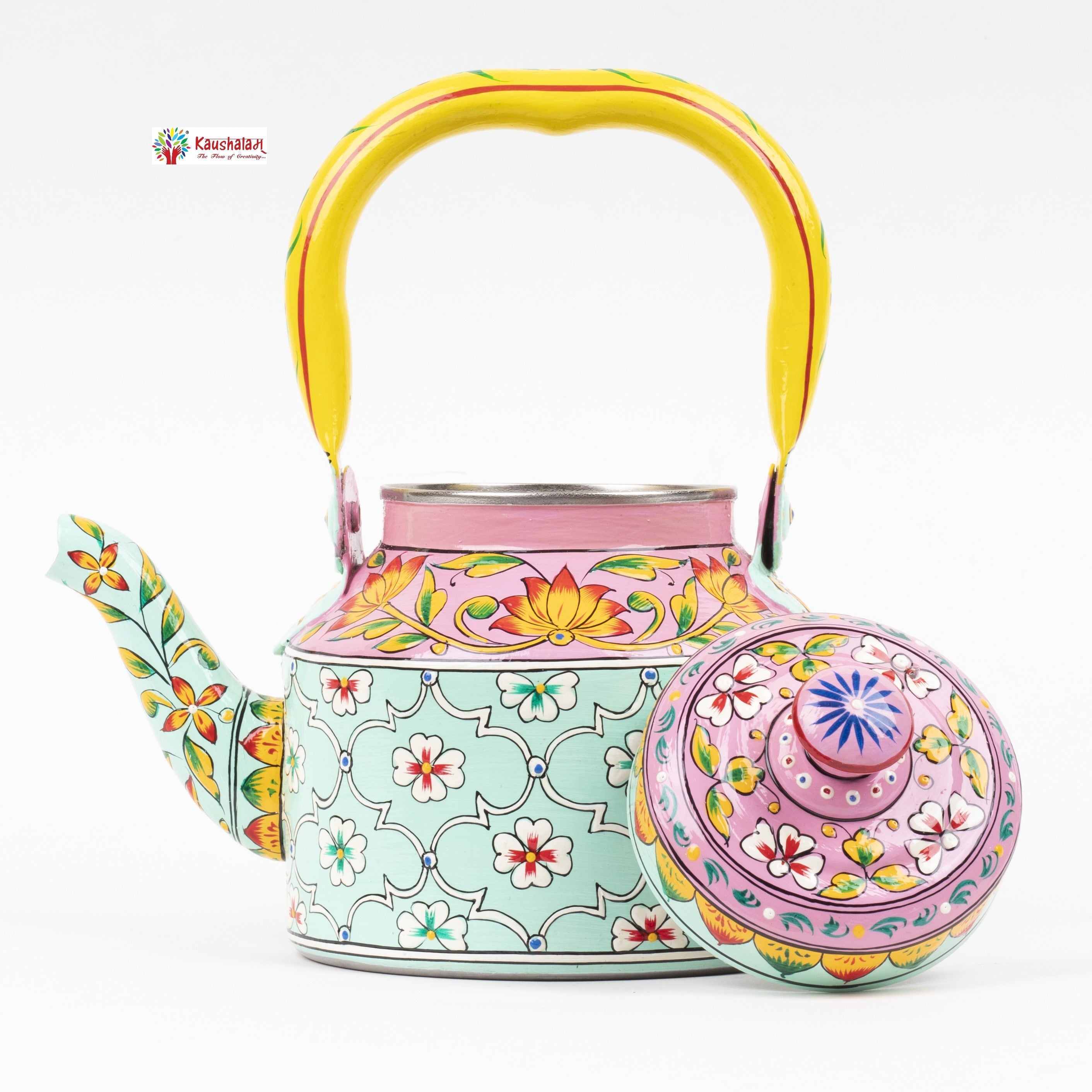 "Habibi" - Hand painted Tea set with tea trolley