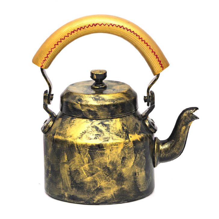 Hand Painted Tea Set : Antiqua Black
