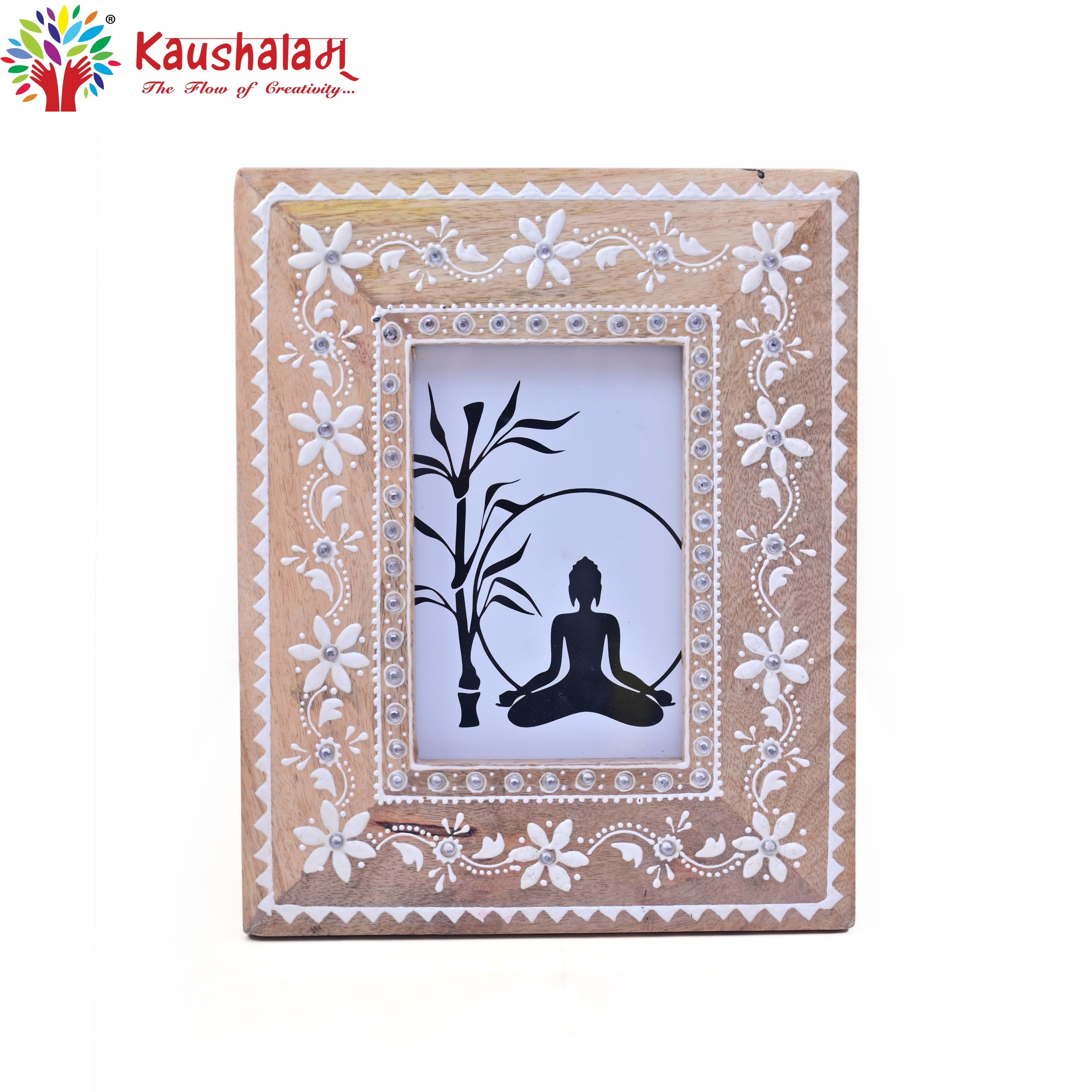 HAND PAINTED PHOTO FRAME