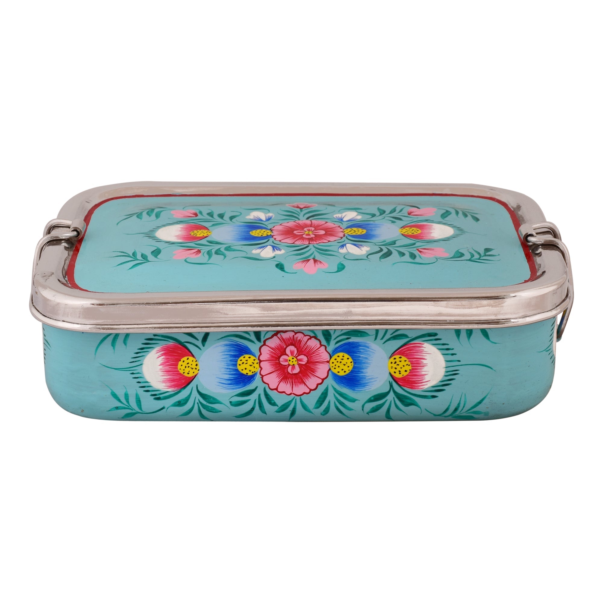 Hand Painted Lunch Box , Bento Box : School Lunch Box