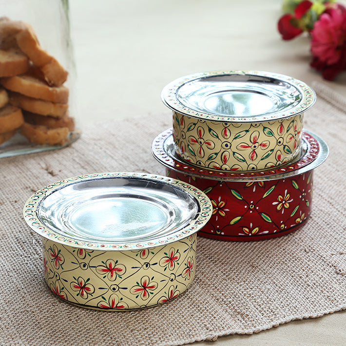 Serving Bowl set of 3- Hand Painted Bowls