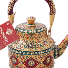 Hand Painted Tea Kettle Stainless steel 1000 ml : "Dazzle "
