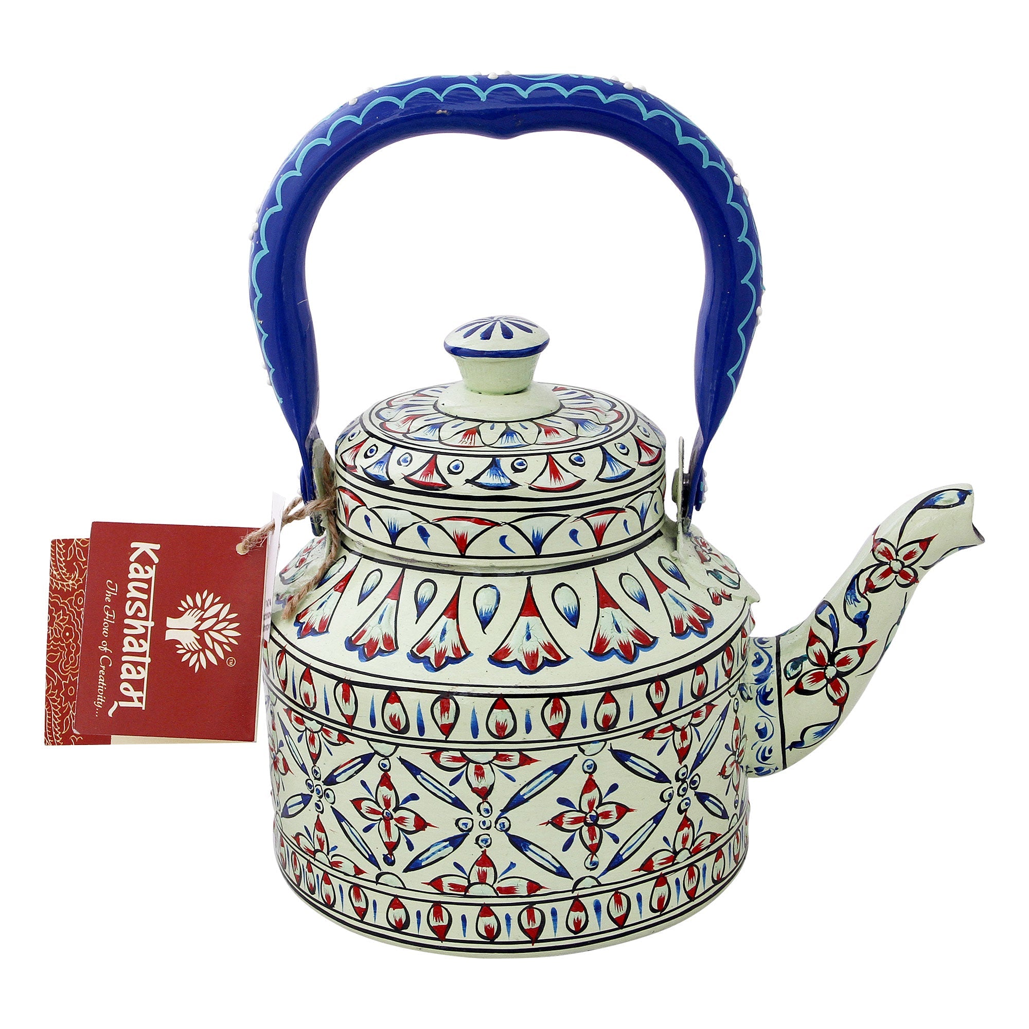 Hand Painted Stainless Steel Induction Tea Kettle mugdha-the