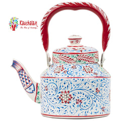 "ZURI" - Hand painted Tea set with tea trolley