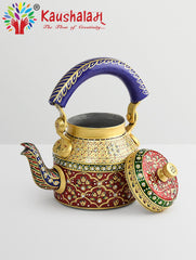Painted Tea Kettle : Meraki, Traditional Hand Painted Tea Pot, Induction Tea Kettle