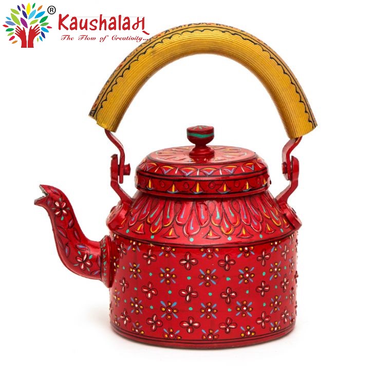 Hand Painted Kettle : Exotica
