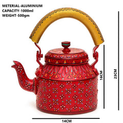 Hand Painted Kettle : Exotica