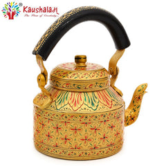 Hand Painted Kettle : Golden Glow