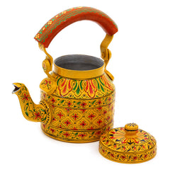 Hand Painted Tea Set  : Mustard Floral
