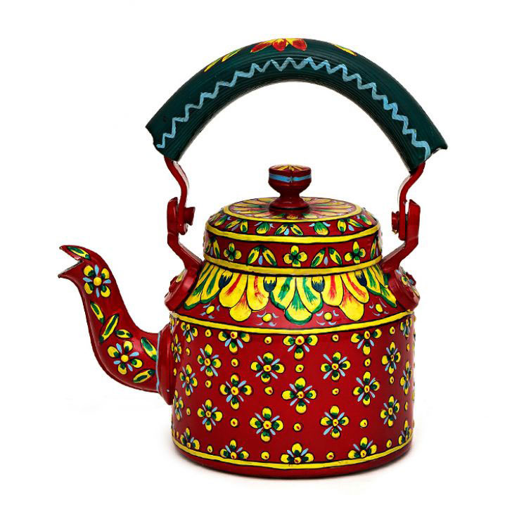 Kaushalam Tea Kettle: Rangoli II
