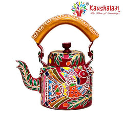 Hand Painted Kettle : Peacock