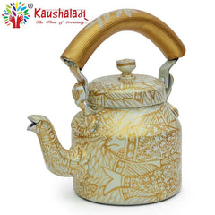 Hand Painted Kettle : Golden Pond