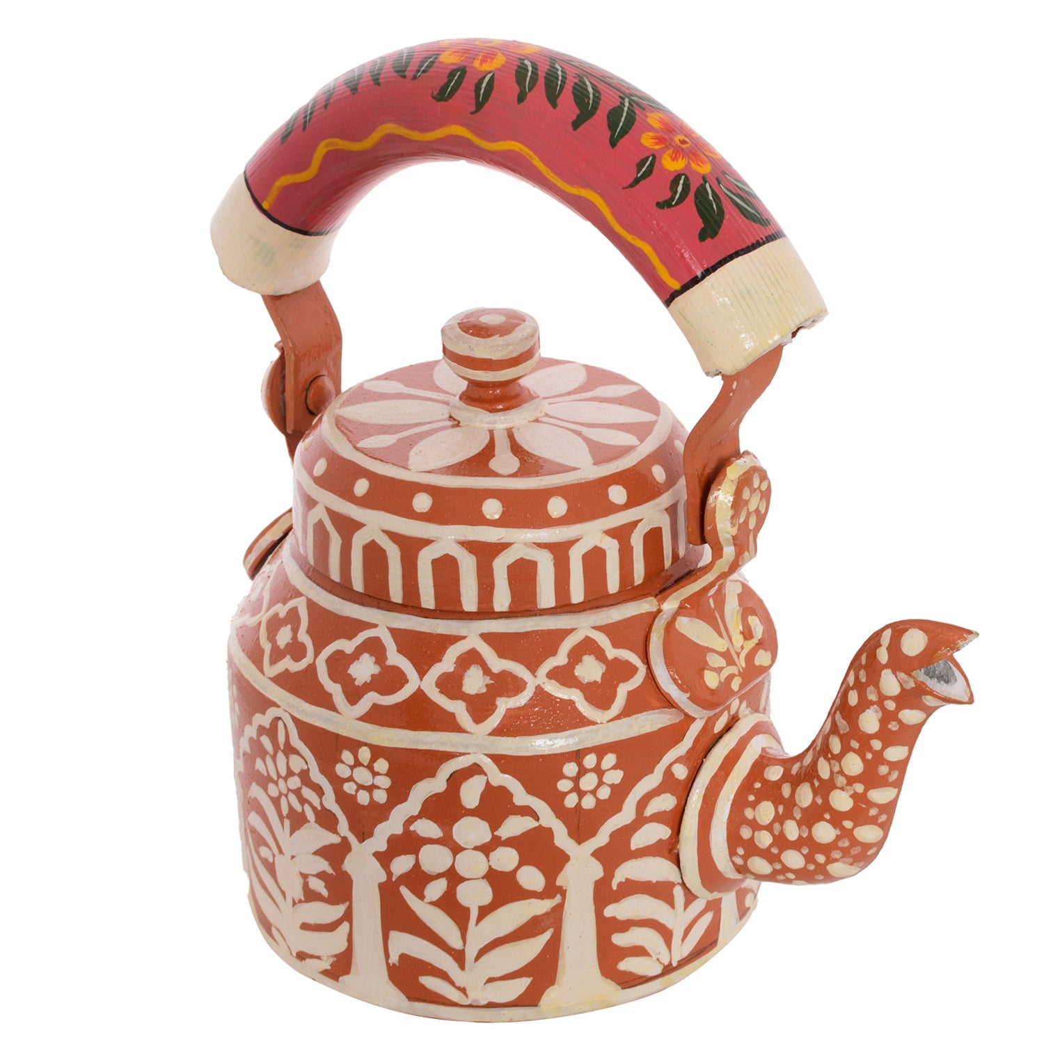 Hand Painted Kettle : The Pink City