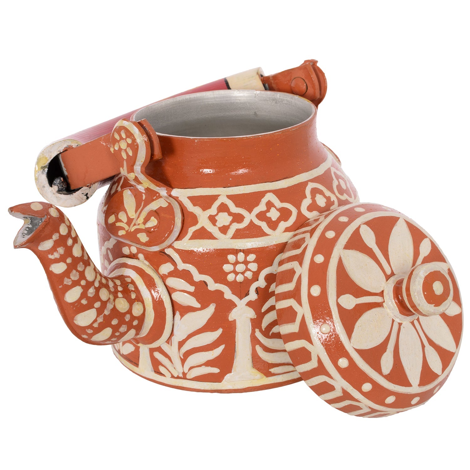 Hand Painted Kettle : The Pink City