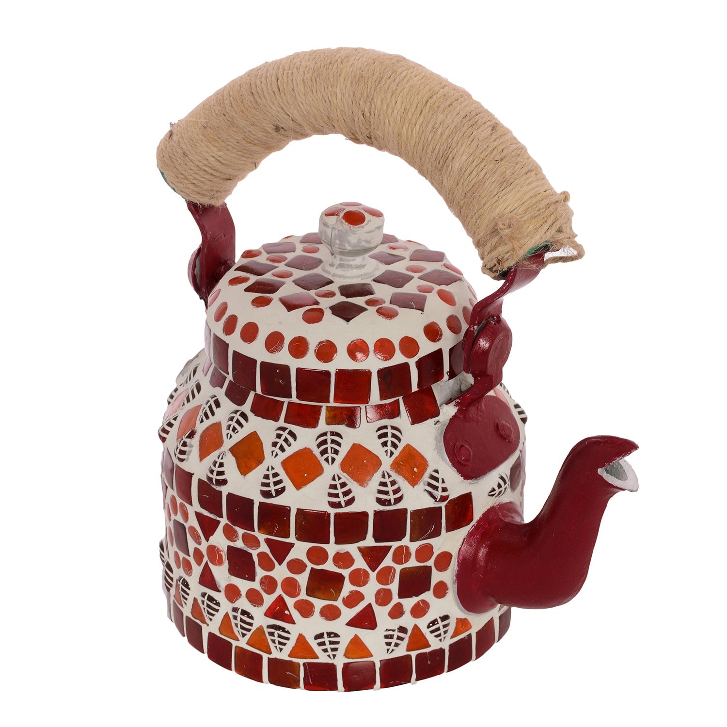 Mosaic Tea Kettle Set  : RED