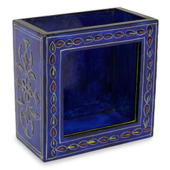 Hand Painted Coasters - Blue Mania, Mughal Art